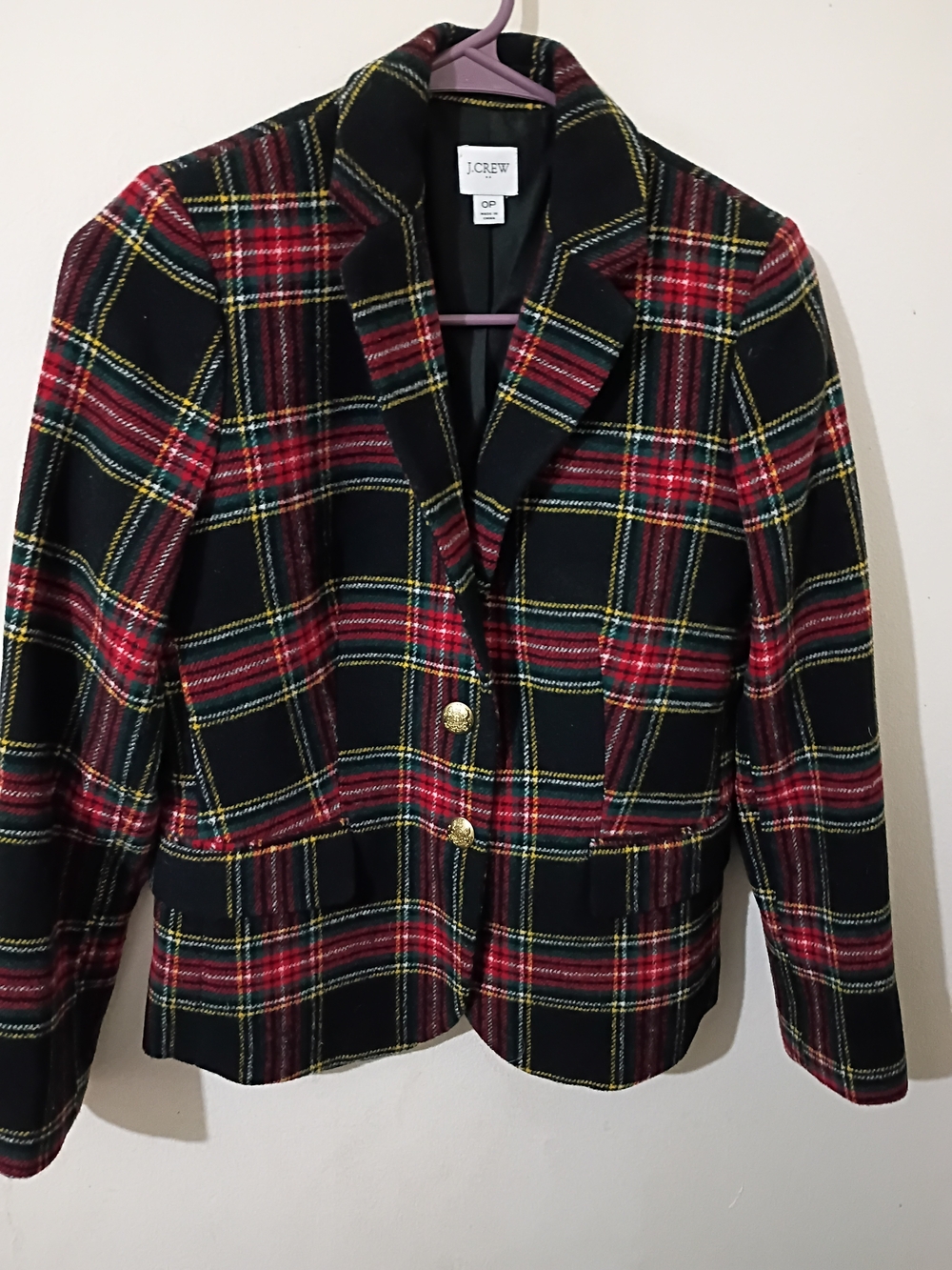 J. Crew Plaid Blazer